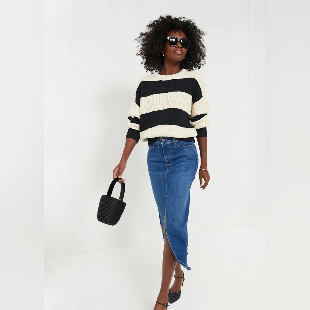 Mother Denim SkirtHow Are Hue? The Reverse Pencil Pusher Skirt